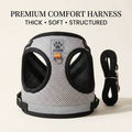 Adjustable no-pull dog harness