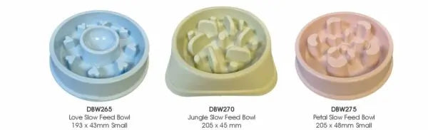 Slow feeder dog bowl